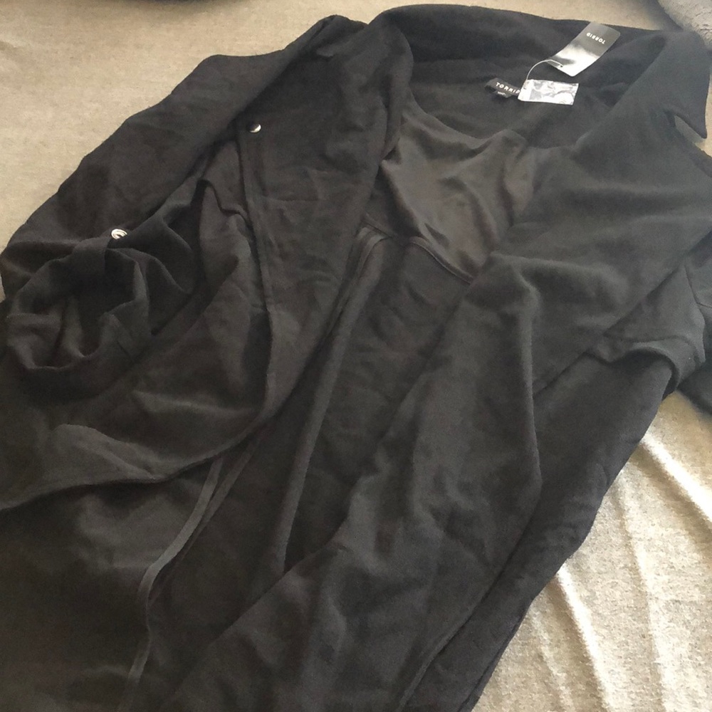 Black trench coat